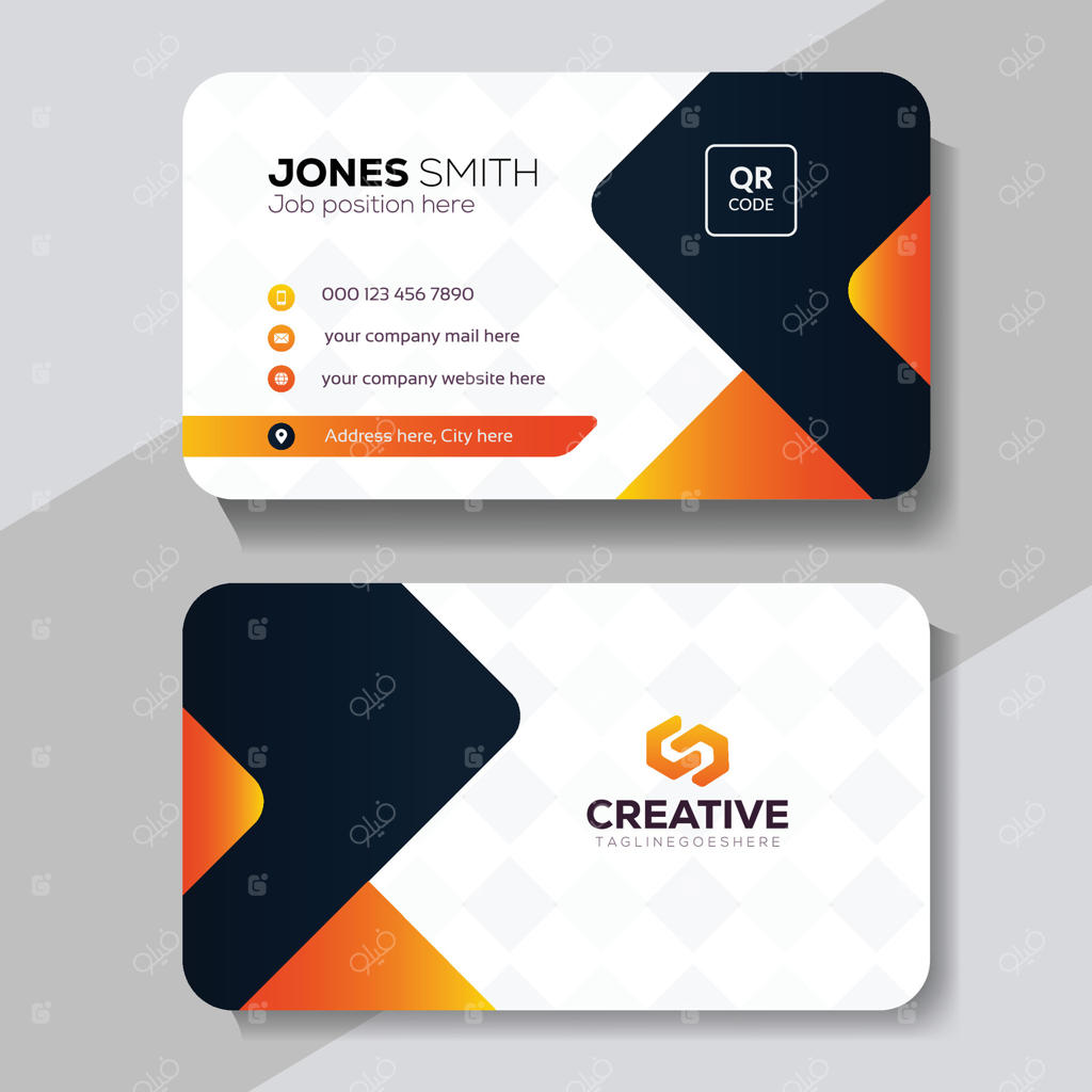 طرح ساده و شیک کارت ویزیت کسب‌وکار