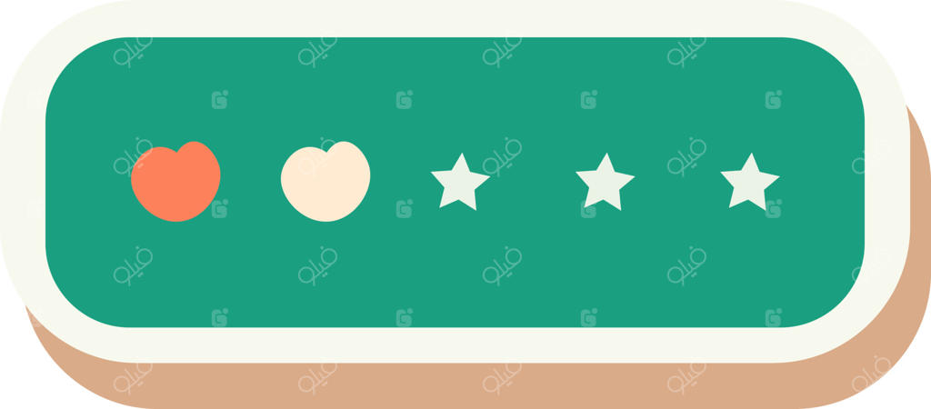 پیام‌های بلاگ قلب‌ها و ستاره‌ها به سبک برچسبی.