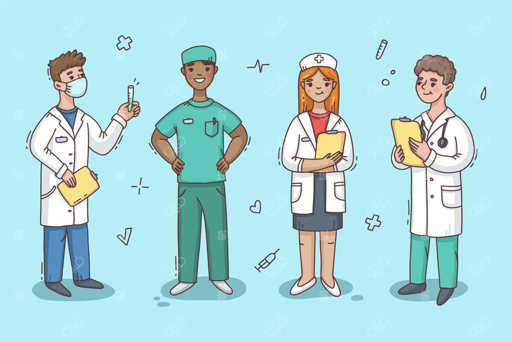 حرفه‌ای‌های سلامت به قلم دست