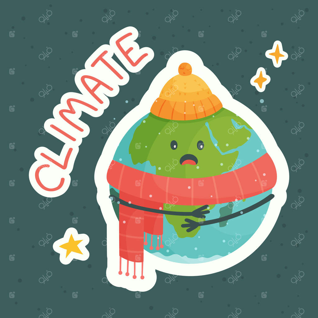 تصویرسازی وکتوری از مفهوم سیاره شخصیت در لباس‌ها.