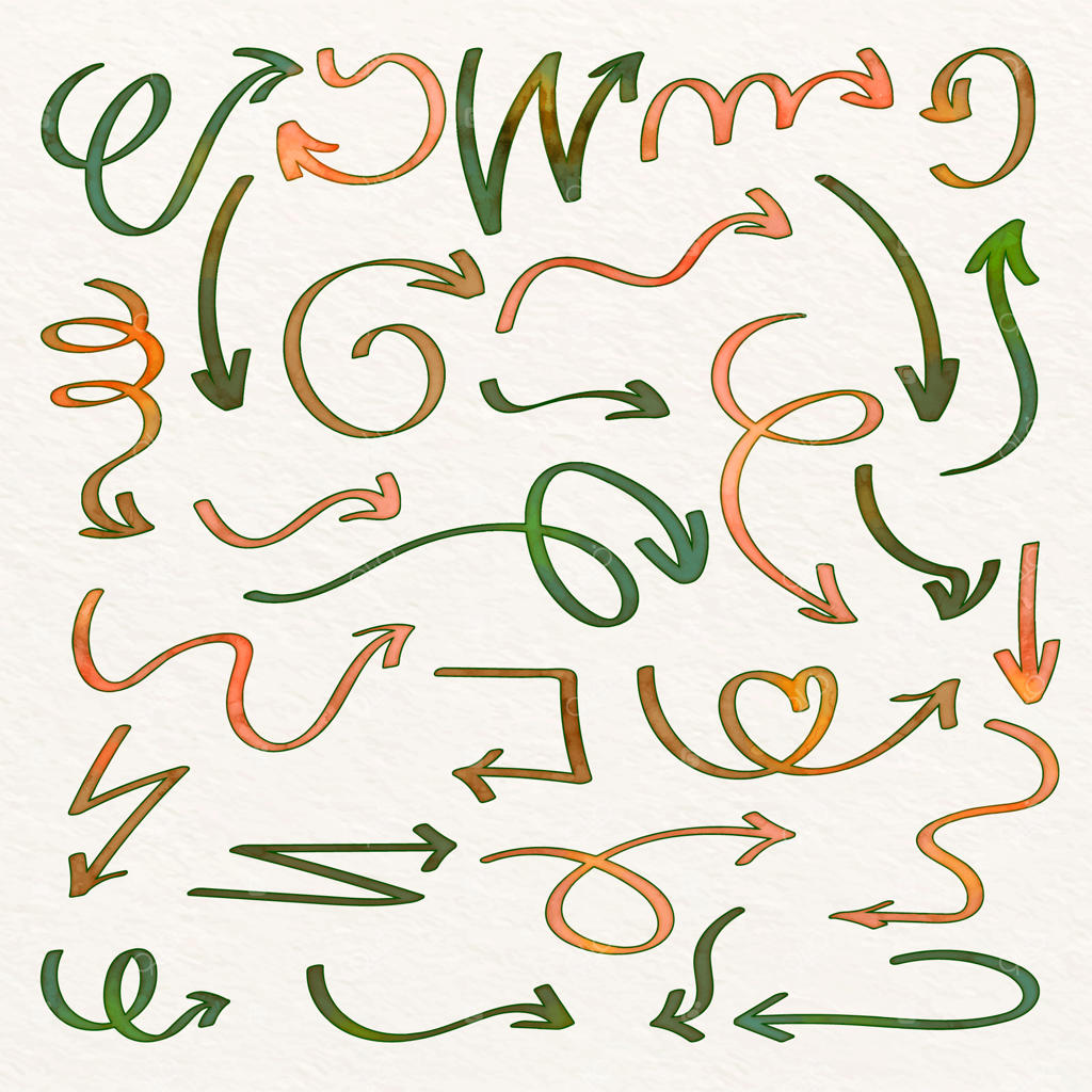 مجموعه عناصر فلش آبرنگی