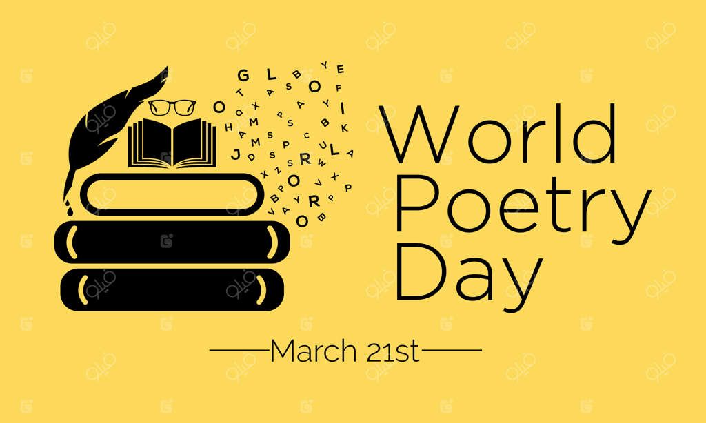 روز جهانی شعر: 21 مارس هر سال - طراحی پوستر، بنر و قالب شبکه‌های اجتماعی