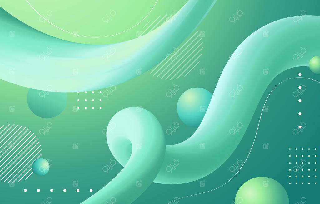 زمینه انتزاعی سبز نعنایی