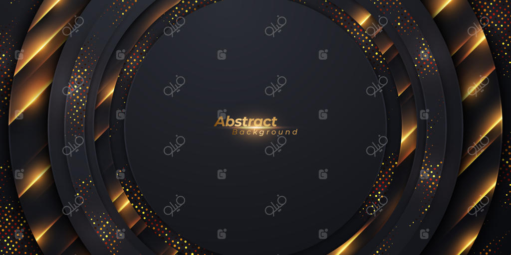 پس‌زمینه دایره‌ای لوکس