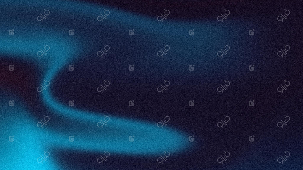 پس‌زمینه انتزاعی آبی تیره و روشن با بافت دانه‌دار