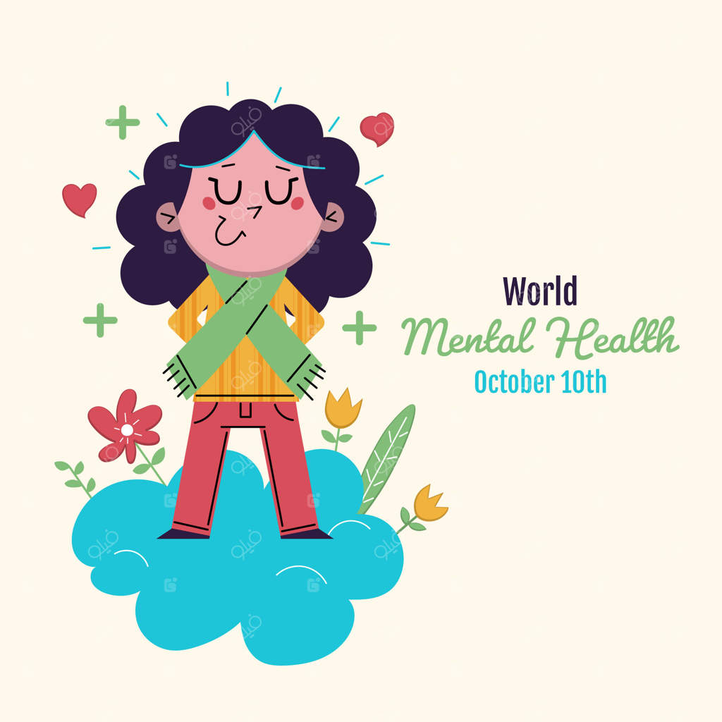 تصویرسازی روز جهانی سلامت روان