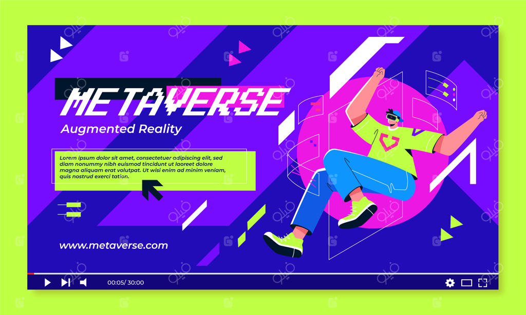 تصویر کوچک یوتیوب از متاورس با طراحی دستی