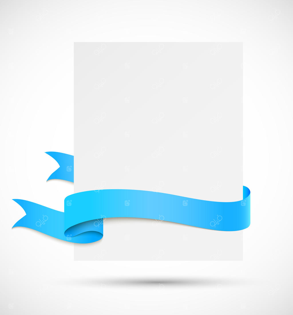 پرچم سفید با روبان آبی