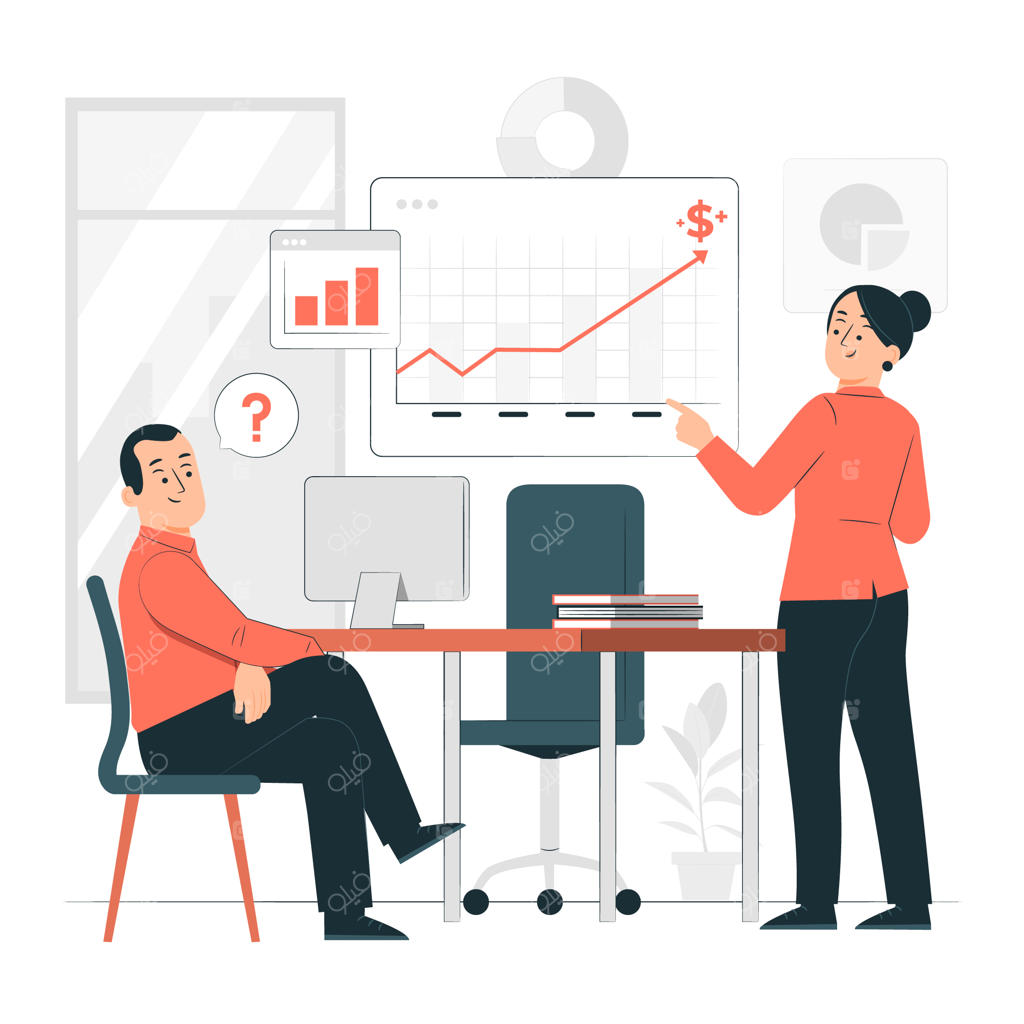 تصویر مفهومی مشاور مالی