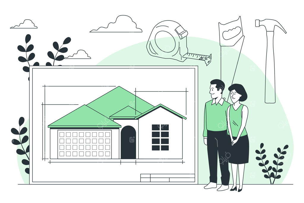 تصویرسازی مفهومی ساخت خانه خودتان