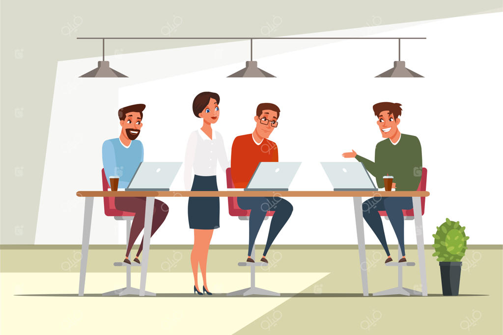 همکاری تیمی و ساختن تیم، هم‌فکری و تبادل نظر در محیط کار: همکاری و همیاری همکاران و شرکای تجاری