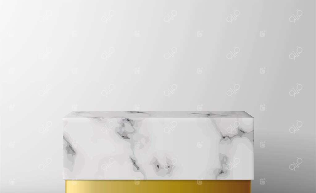 پودیوم نمایش جعبه مرمرین