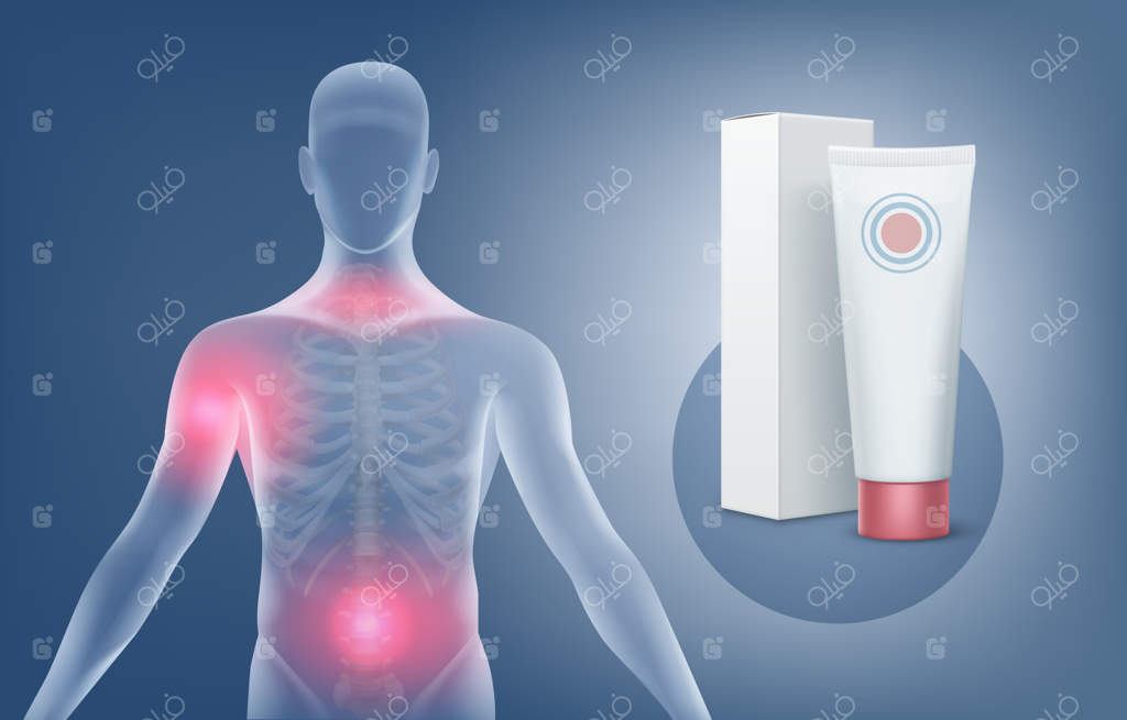 تصویر پزشکی نحوه استفاده از پماد یا ژل برای درمان مفاصل