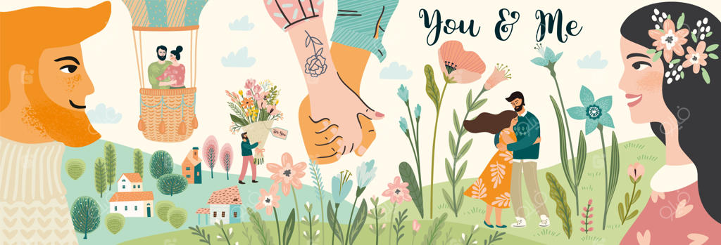 تصاویر عاشقانه از مردان و زنان.