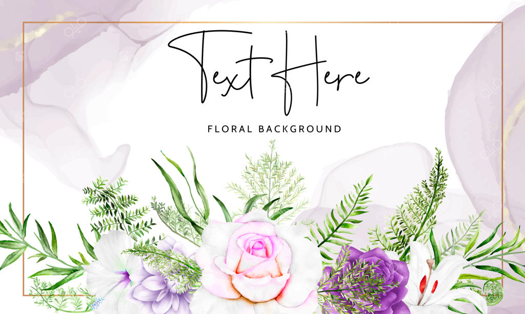 زمینه گلدار بنفش زیبا