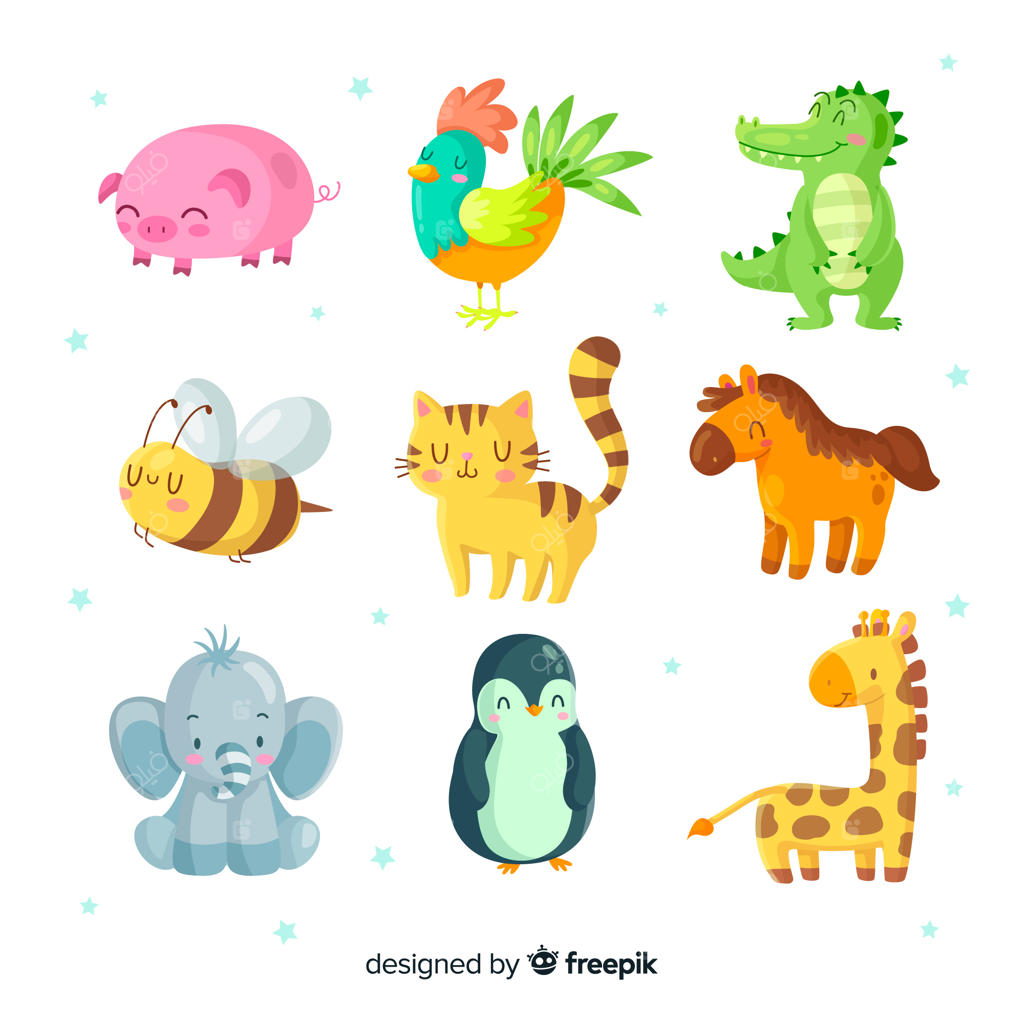 بسته تصاویر حیوانات بامزه