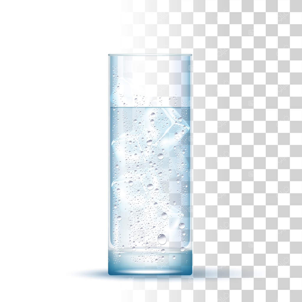 لیوان آب واقعی