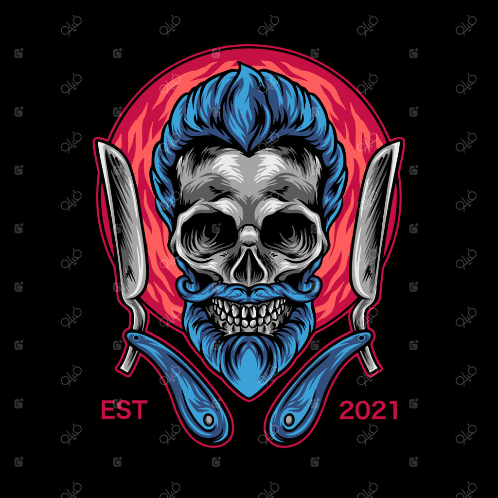 نماد مستعار جمجمه آرایشگر