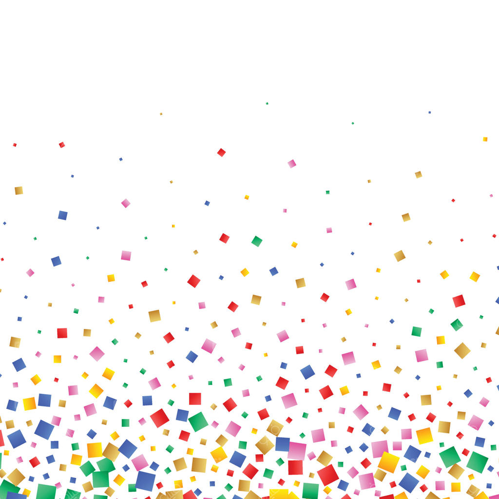 ریزش رنگین‌کمان‌های کاغذی و روبان‌های مارپیچ از بالا. نوارهای کاغذی و اکلیل پس‌زمینه‌ی قاب بدون‌مرز در سبک مدرن و کارتونی ساده.