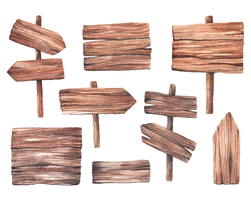 تخته‌ها و تابلوهای چوبی نقاشی شده با آبرنگ دستی