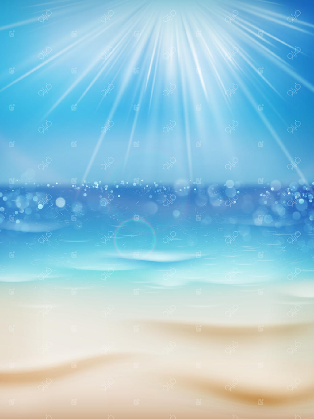 روزی آفتابی در کنار شن‌ها.