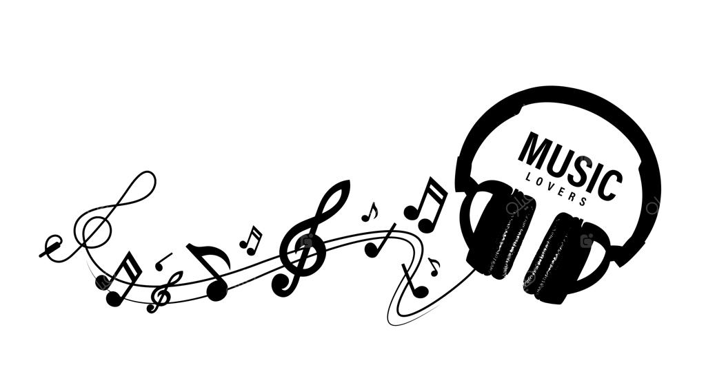 پس‌زمینه عاشقان موسیقی، تصویرسازی وکتور
