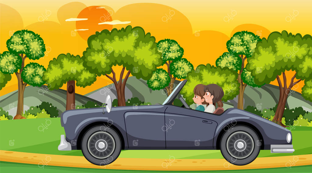 خودروی کلاسیک برای سفر جاده‌ای در تعطیلات
