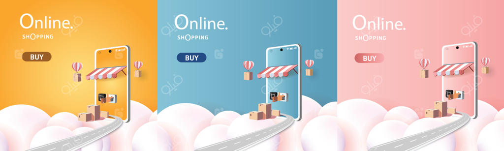 خرید آنلاین با موبایل: خرید و فروش، تجارت دیجیتال، تبلیغات، پرداخت و جستجوی آنلاین در دنیای تجارت الکترونیک