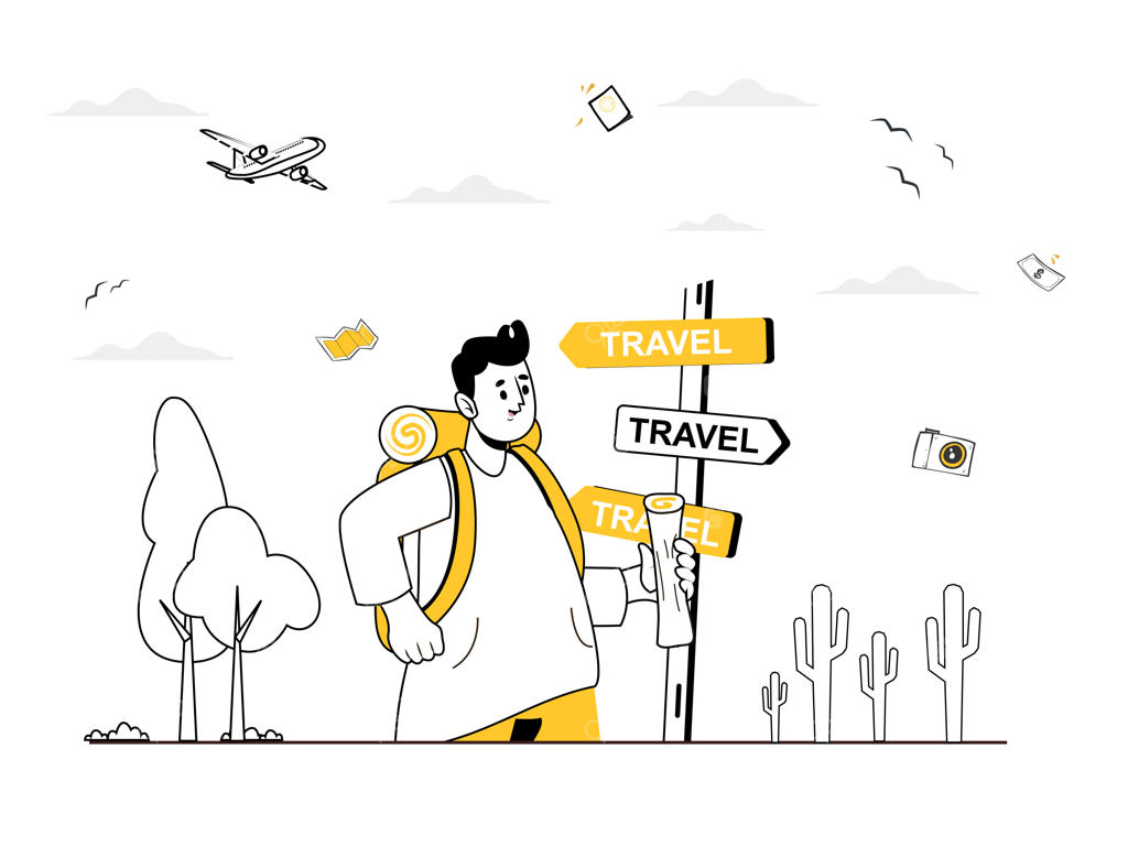 تصویرسازی مفهومی سفر