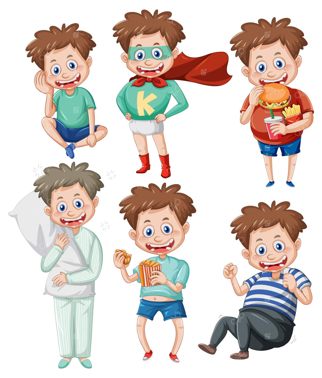 دختر بامزه ایستاده روی زمین سفید