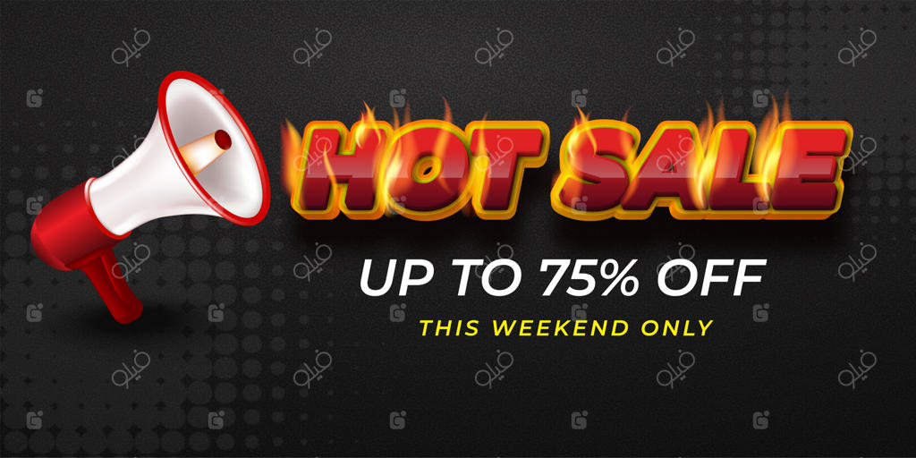 قالب بنر فروش ویژه و واقع‌گرایانه