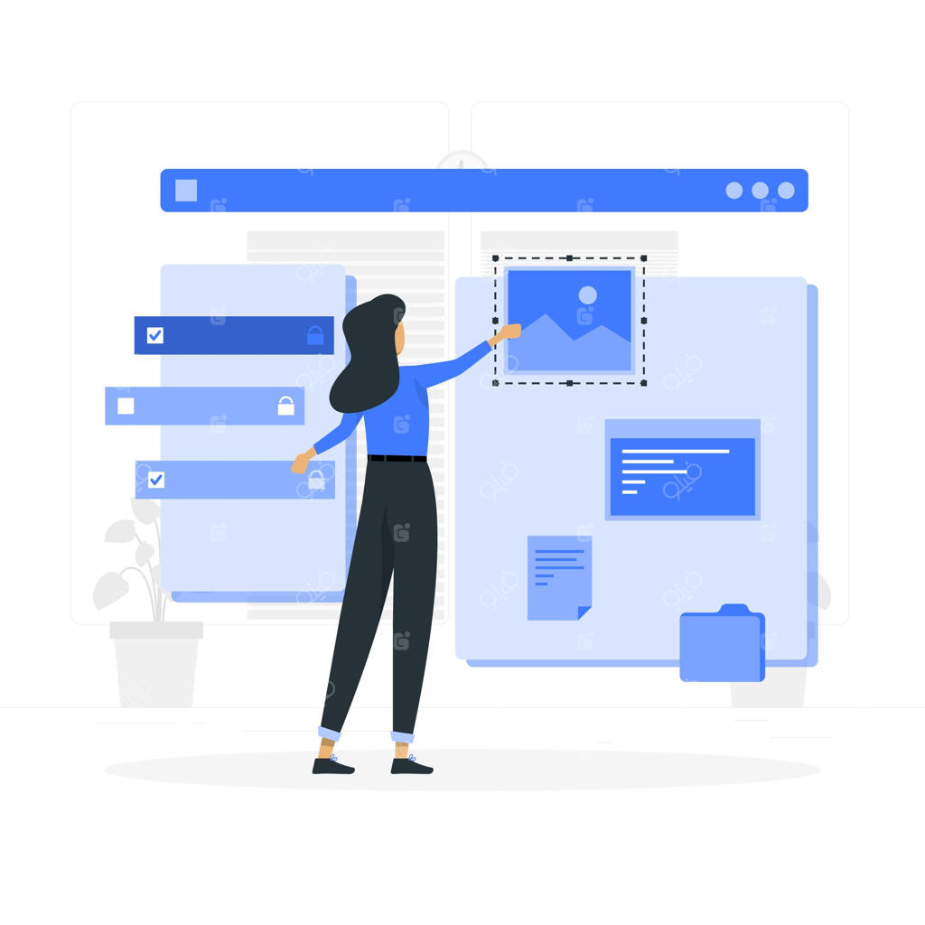 تصویرسازی مفهوم انتخاب دارایی