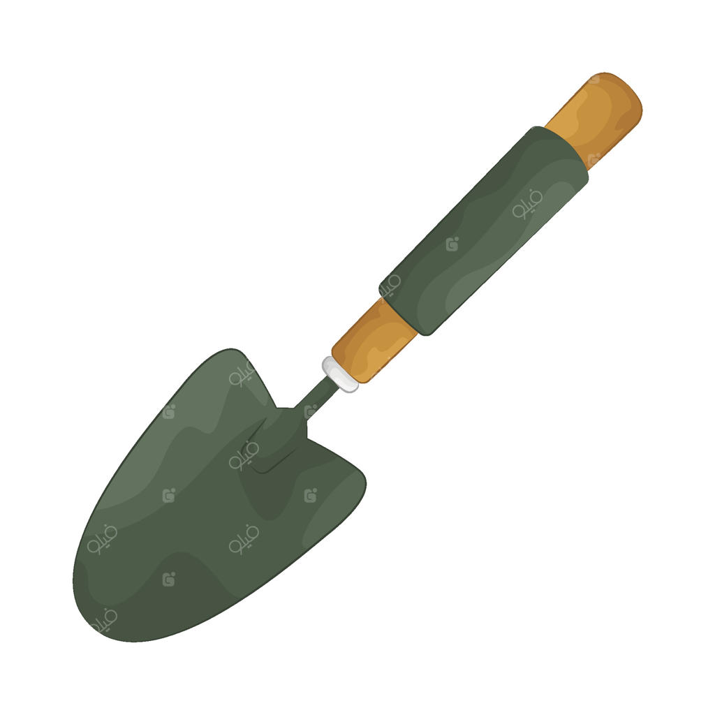 تصویری از بیل باغبانی