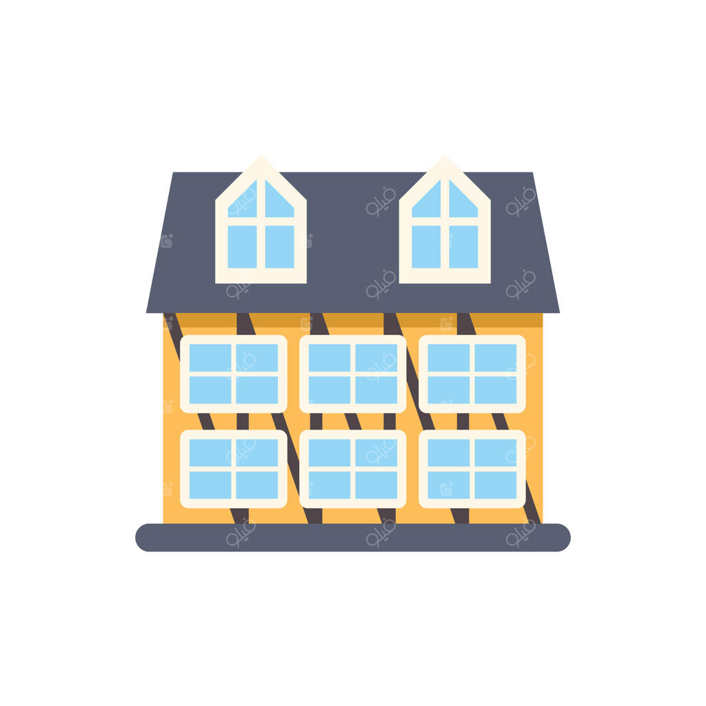 خانه مدرن حومه شهری با پنل‌های خورشیدی برای تأمین انرژی پایدار