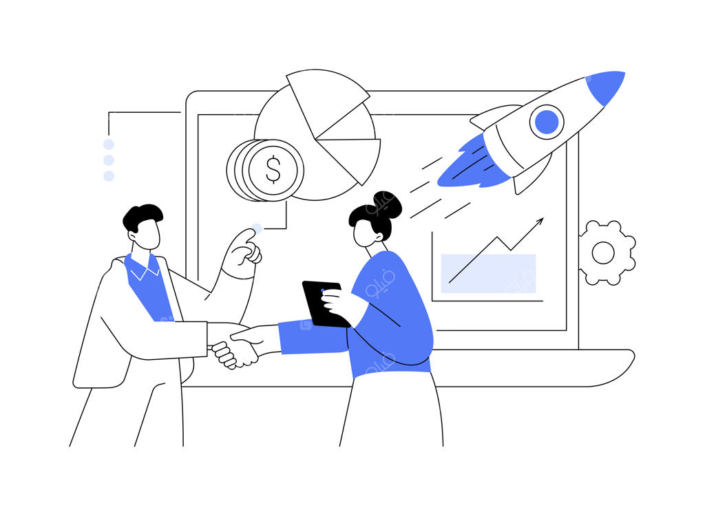 تصویرسازی وکتور مفهوم انتزاعی کارآفرینی