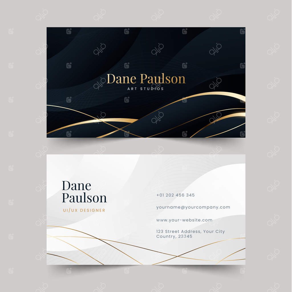 قالب کارت ویزیت مدرن و واقعی