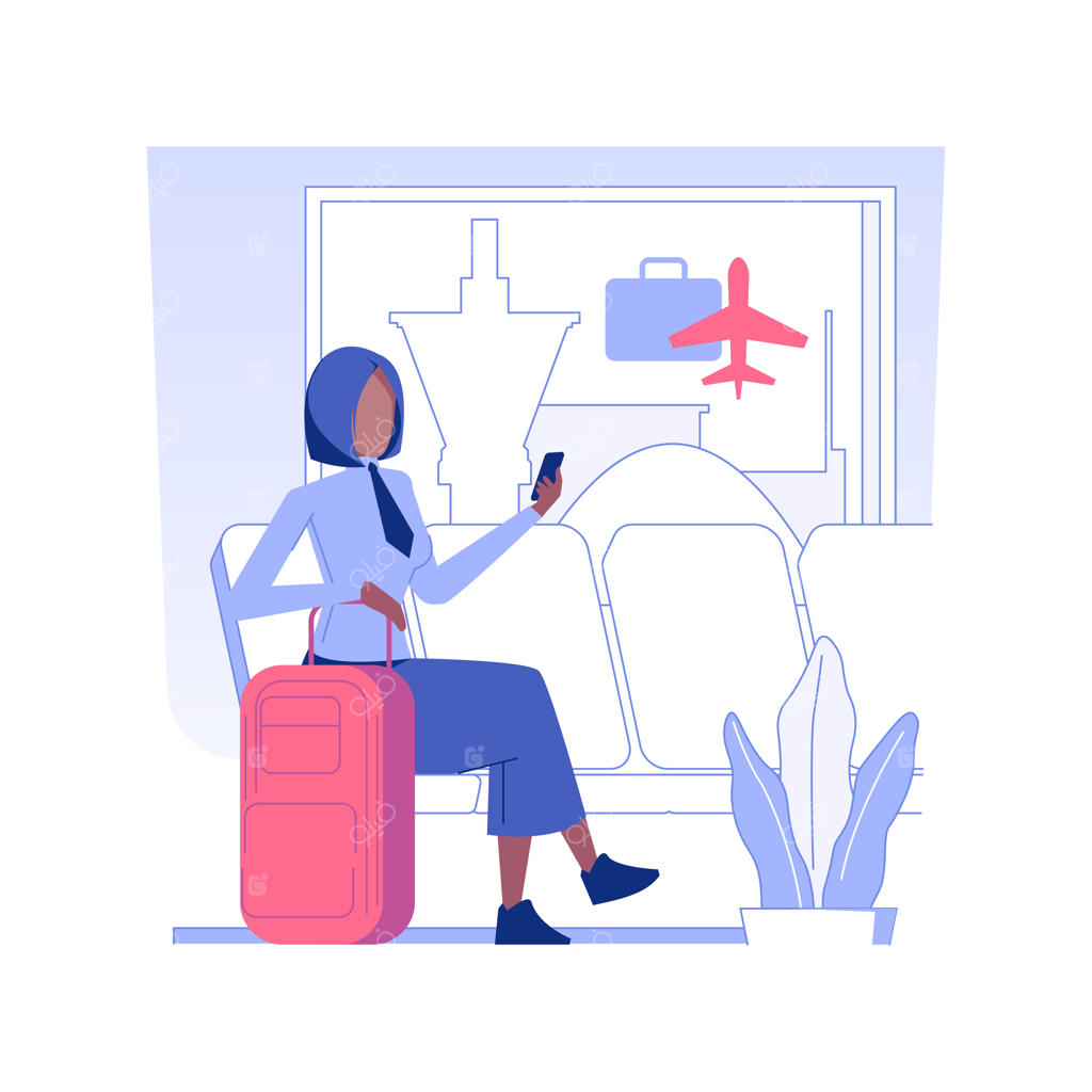 سفر و هزینه‌های مصرفی: مفهوم انتزاعی، تصویرسازی برداری