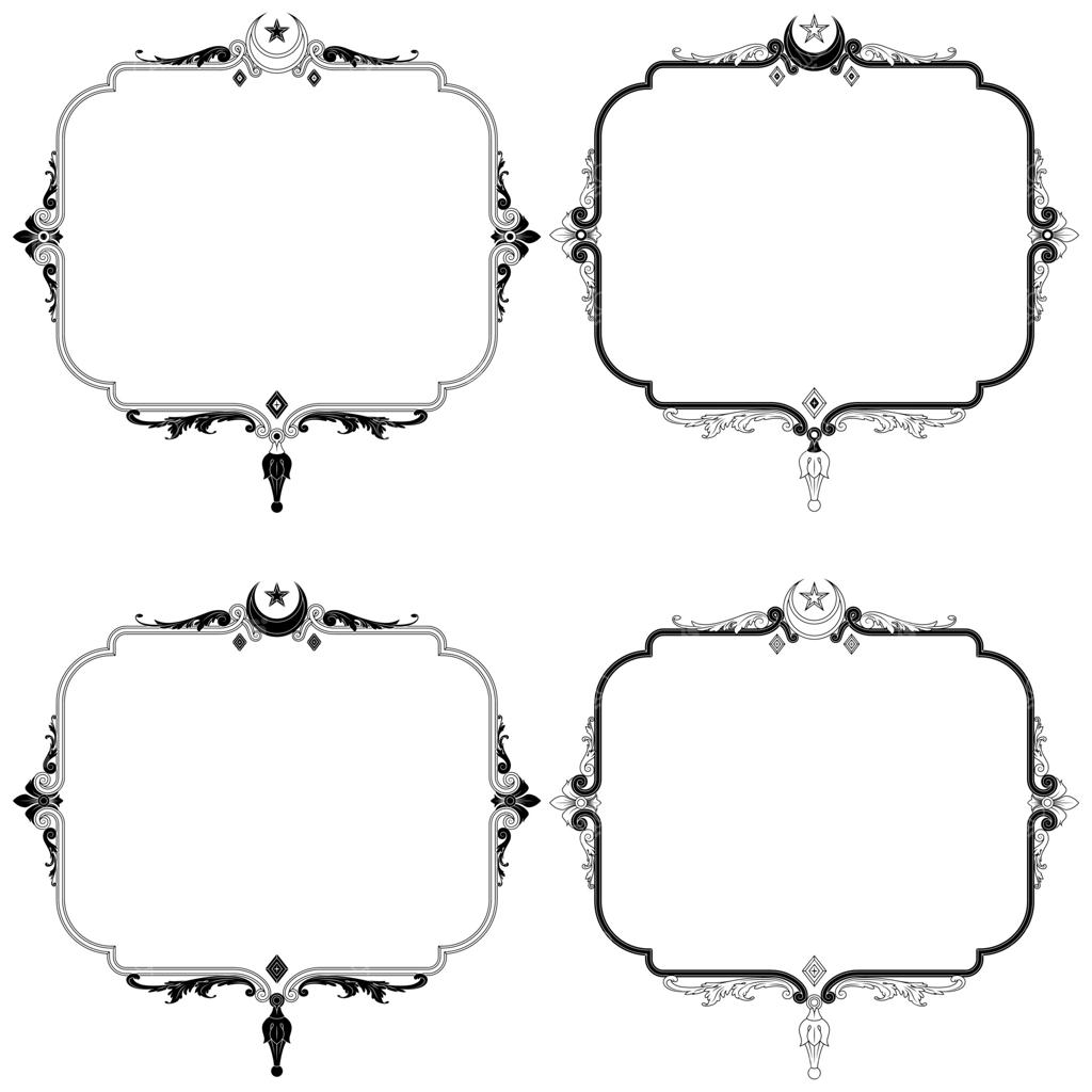 قاب تزئین شده ویکتوریایی، قاب تزئین شده ویکتوریایی