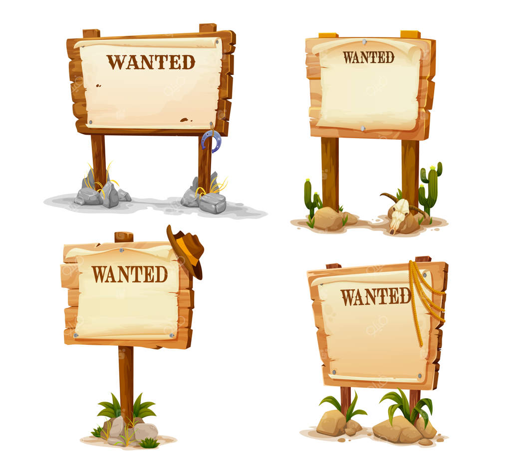 تابلوهای چوبی غربی: به دنبال تابلوهای چوبی کارتونی هستیم