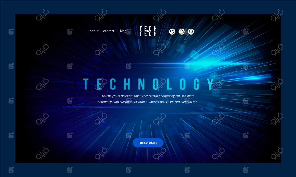 صفحه فرود تکنولوژی گرادیان