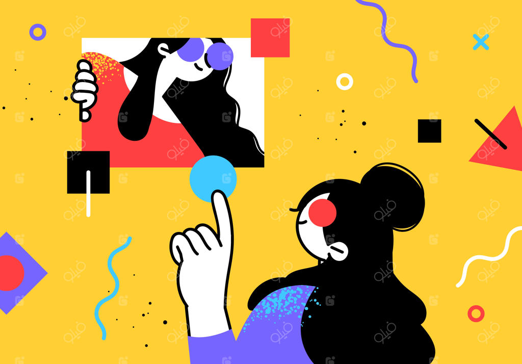 تصویرسازی در سبک فلت از افراد تجاری: همکاران و ارتباطات آنها