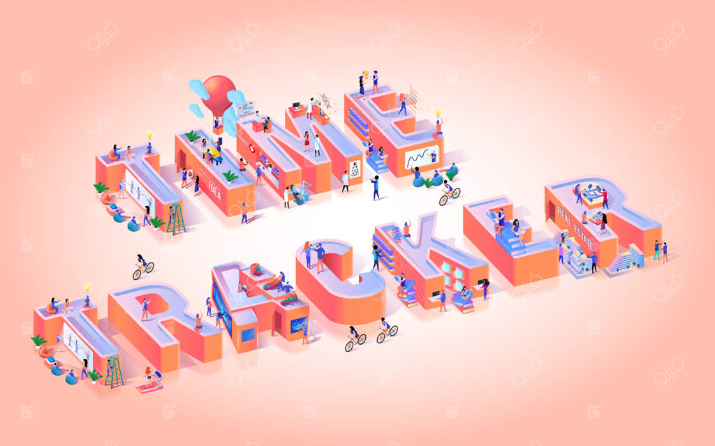 تصویرسازی با عنوان ردیاب زمان.