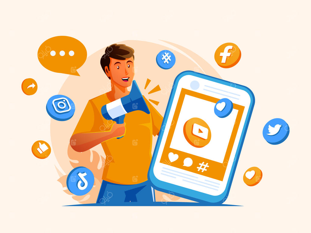 تبلیغ در رسانه‌های اجتماعی با بلندگو