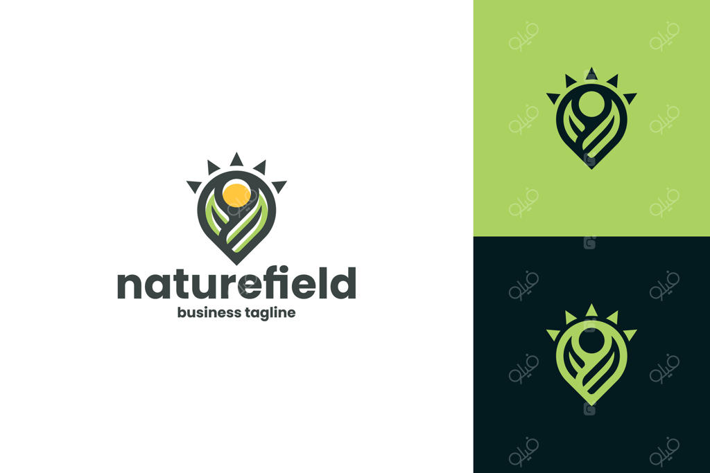 طراحی لوگوی طبیعت تابستانی