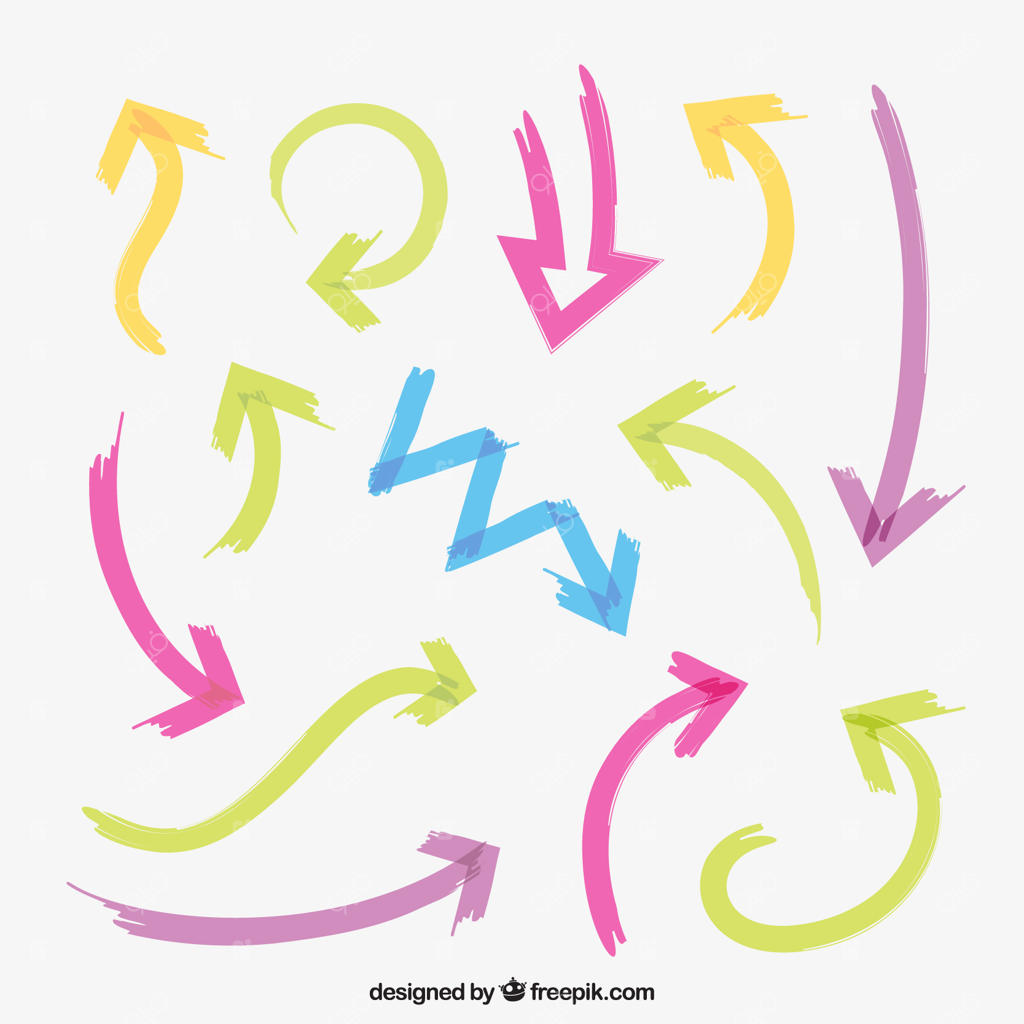 مجموعه‌ای از ماژیک‌های رنگی