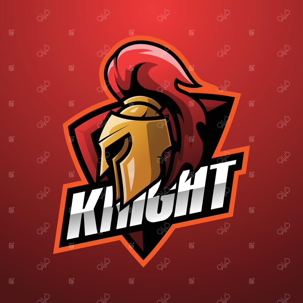 طرح لوگو و استیکر ورزش‌های الکترونیکی نایت