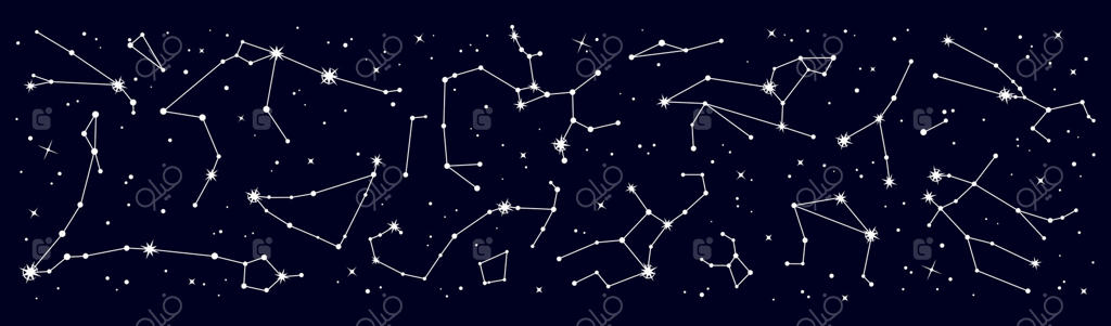 مرز صورت فلکی: نقشه آسمان شب کهکشانی