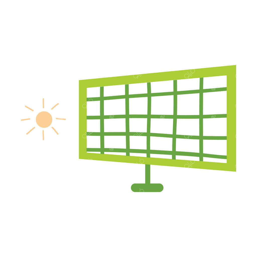 نمادهای مفهومی انرژی سبز: مجموعه‌ای از آیکون‌های رنگی مرتبط با اکولوژی و محیط زیست. نمادهای انرژی‌های تجدیدپذیر