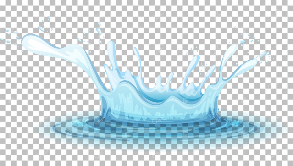 پاشیدن آب روی پس‌زمینه شبکه‌ای