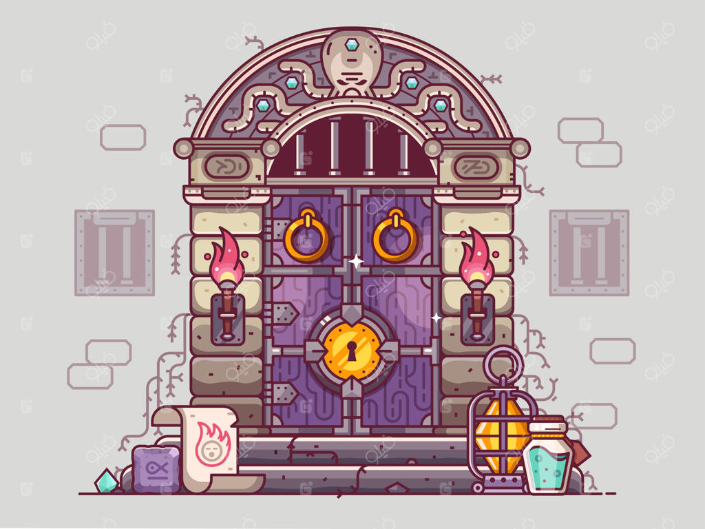 در ورودی سیاه‌چال نقش‌آفرینی